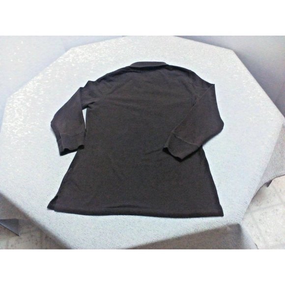 Tommy Hilfiger Unisex Collar Shirt Long Sleeve Top Button Taper Cut Brown Size M - Picture 6 of 16